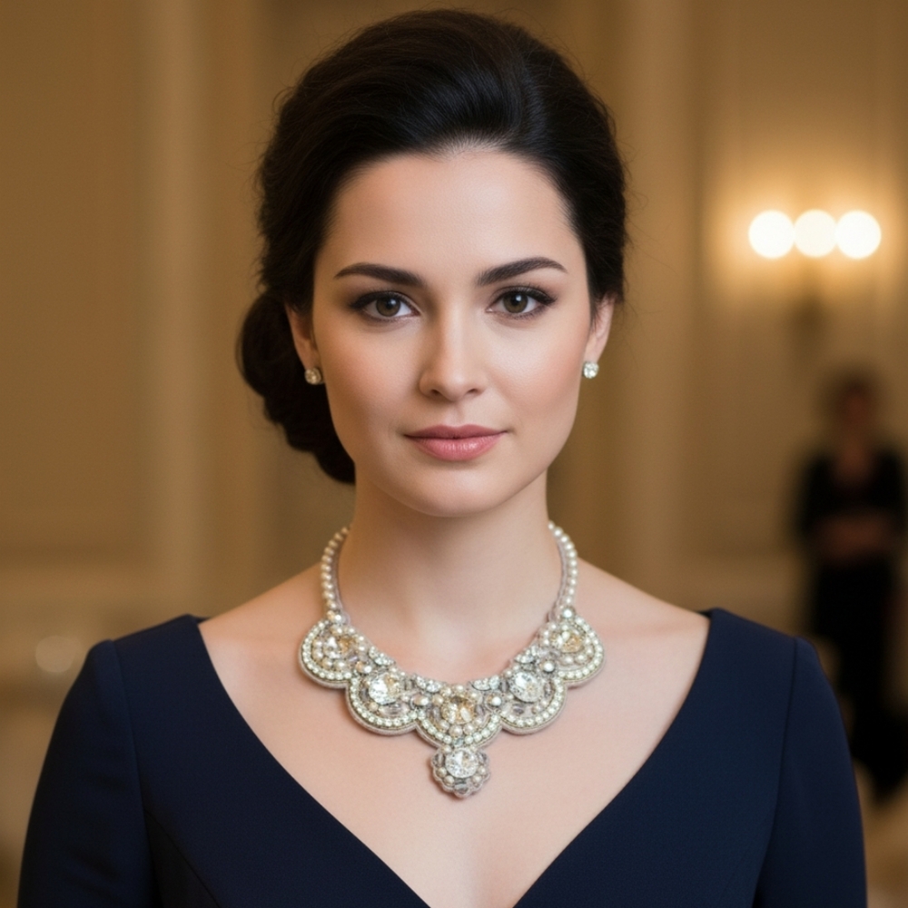 Silver Statement Necklace